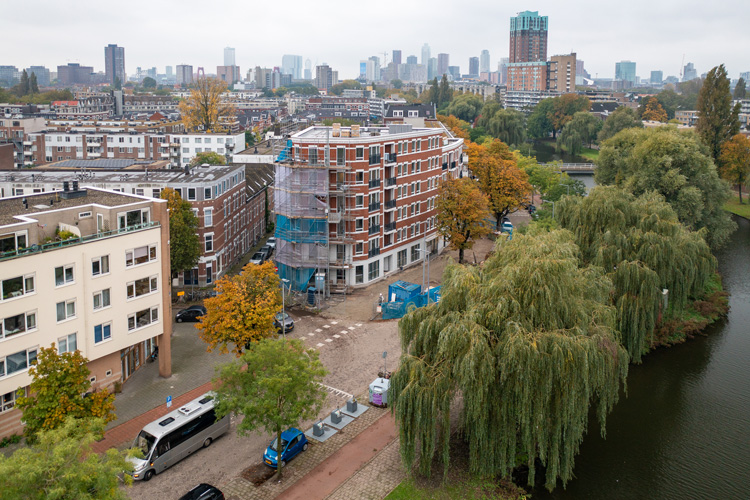 Afbeelding bij project Sophiakade te Rotterdam.